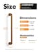 JIASENBAO 5 Pack Antique Brass Cabinet Pulls 63 Hole Center Vintage Drawer Pulls Bathroom Dresser Handles Hardware Zinc Alloy