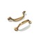CABDM 10 Pack 3 inch Hole Center Brushed Brass Cabinet Pulls Heavy Duty Solid Drawer Honey Bronze Hardware Handles Kitchen Vanity Bathroom Handles