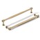 khtumeware 5 Pack 12inch305mm Hole Center Brushed Brass Cabinet pulls Satin Brass Solid HeavyDuty Tradition Kitchen Cabinet Handle Cabinet Hardware for Dressing Table Bathroom Pull