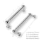 khtumeware 10 Pack 334 Inch Hole Center Polished Chrome Cabinet Pulls Heavy Duty Solid Cabinet Handles cabinets Dressers Kitchens Handles Bathroom cabinets