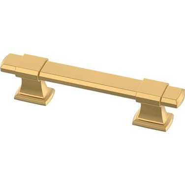 Franklin Brass 5 Pack Modern Gold Adjustable Drawer Pulls Kitchen Cabinet Handles Cupboard Knobs and Dressers Fits 138 to 4 inch 35102mm Hole Center AdjustaPull