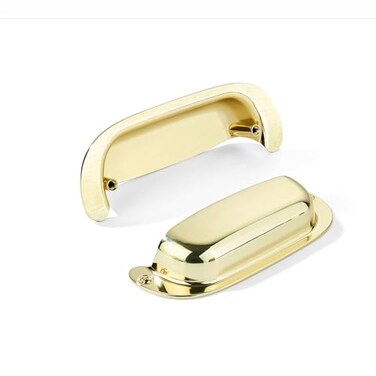 khtumeware 10 Pack 4102mm Hole Center Retro Polished Gold Drawer Pulls Polished Brass Cabinet Bin Cup Pulls Bathroom Hardware Cabinet Handles Drawer Handles Knobs