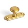 Goo-Ki GooKi Brushed Gold Cabinet Knobs with BackBase Plate Zinc Alloy Kitchen Hardware 6 Pack Single HoleScrew Bar Drawer Pulls Cabinet Handles with Spacer