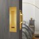 senharvest Recessed Finger Flush Pulls with Edge Pull Sliding Closet Door Handles Hardware Suitable for Pocket DoorCloset DoorSliding Doors Barn Door Handle Gold 472Inch