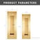 senharvest Recessed Finger Flush Pulls with Edge Pull Sliding Closet Door Handles Hardware Suitable for Pocket DoorCloset DoorSliding Doors Barn Door Handle Gold 472Inch