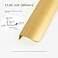 Shozafia 4 Pack Finger Pulls for Cabinets Finger Handles Drawer Edge Tab Pull Modern Dresser Long Concealed Handles Kitchen Cabinet Hardware 2362600mmGold