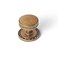 Goo-Ki GooKi Antique Brass Cabinet Knobs with BackBase Plate Zinc Alloy Kitchen Hardware 6 Pack Vintage Single HoleScrew Bar Cabinet Pulls Drawer Knobs with Spacer