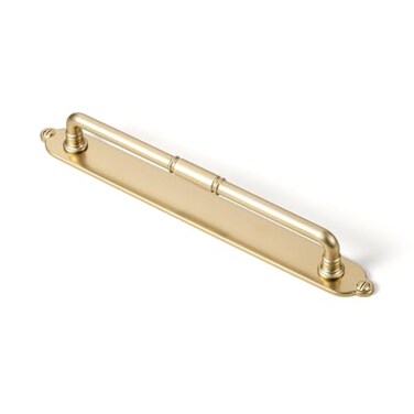 Goo-Ki GooKi Cabinet Pulls with BackBase Plate 756 192mm cc 2 Pack Champagne Bronze Drawer Pull Kitchen Handles with Spacer Zinc Alloy Bar Hardware