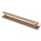 Goo-Ki GooKi 756 cc Antique Brass Cabinet Pulls with BackBase Plate Zinc Alloy Kitchen Hardware 2 Pack Vintage Brass Knurled Bar Drawer Pulls Cabinet Handles with Spacer