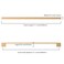 Asidrama 10 Pack 113 Inch288mm Champagne Bronze Cabinet pulls Cabinet pulls Kitchen Cabinet Handles Cabinet Pulls Kitchen Cabinet Hardware for Cupboard Drawer Pulls