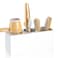 NIUBEE Wall Mount Hair Styling Tool Organizer Bathroom Cabinet Holder for Blow Dryers Flat Irons Curling Irons White
