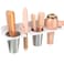 HIIMIEI Hair Tool Organizer Wall Mount White Acrylic Hot Tool Holder with 2Cups Bathroom Hair Styling Accessories Storage Organizer for Flat Iron Blow Dryer Curling Wand