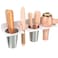 HIIMIEI Hair Tool Organizer Wall Mount White Acrylic Hot Tool Holder with 2Cups Bathroom Hair Styling Accessories Storage Organizer for Flat Iron Blow Dryer Curling Wand