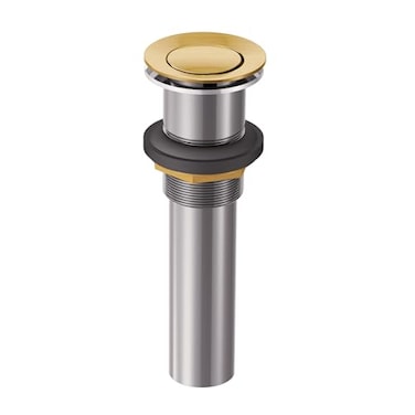 Moen Brushed Gold Bathroom Vessel Sink PopUp Drain Assembly 140780BG