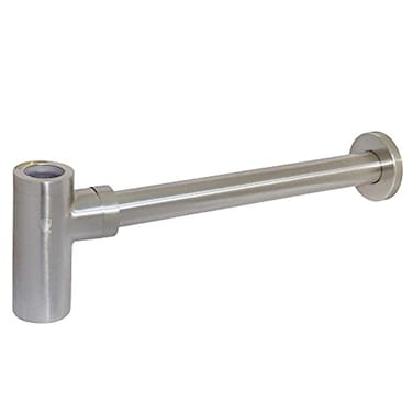 Kingston Brass DD8108 Fauceture Modern BottleTrap 12Inch Vessel Sink Drain Brushed Nickel