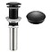 KRAUS PopUp Drain in Matte Black PU10MB