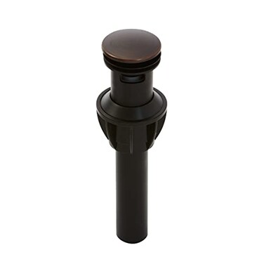Pfister Push Seal Pop Up Drain Stopper Assembly Kit for Bathroom Sink Tuscan Bronze Finish 972097Y