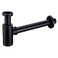 orhemus Brass Round Bottle P Trap Basin Sink Waste Trap Drain Tube Kit Adjustable Height Oil Rubbed Bronze Finished