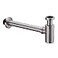 orhemus Brass Round Bottle P Trap Basin Sink Waste Trap Drain Tube Kit Adjustable Height Brushed Nickel Finished