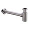 orhemus Brass Round Bottle P Trap Basin Sink Waste Trap Drain Tube Kit Adjustable Height Brushed Nickel Finished