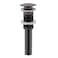 BESTILL Bathroom Sink Drain Stopper Push Pop Up Drain with Overflow Oil Rubbed Bronze