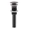 BESTILL Bathroom Sink Drain Stopper Push Pop Up Drain with Overflow Oil Rubbed Bronze