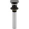 Delta Faucet 72175BL NA Square Push PopUp with Overflow Matte Black