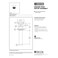 Delta Faucet 72175BL NA Square Push PopUp with Overflow Matte Black