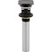 Delta Faucet 72175BL NA Square Push PopUp with Overflow Matte Black