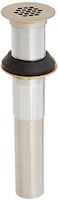 Moen 123816BN Grid Strainer Drain without Overflow for Bathroom Sinks Brushed Nickel