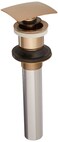 Delta Faucet 72174CZ Square Push PopUp Bathroom Sink Drain without Overflow Champagne Bronze