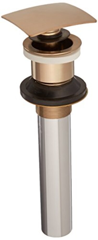 Delta Faucet 72174CZ Square Push PopUp Bathroom Sink Drain without Overflow Champagne Bronze