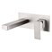 SUMERAIN Wall Mount Bathroom Sink Faucet Brushed Nickel Basin Faucet Single Handle with Roughin Valve