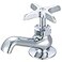 Central Brass 0239P Single Handle Basin Faucet in Chrome
