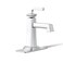 Kohler 274004CP Riff SingleHandle Bathroom Sink Faucet 12 gpm Polished Chrome