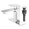 VOTON Chrome Bathroom Faucet Single Handle Bathroom Sink Faucet Lavatory Vanity Faucet with Pop Up Drain Water Supply Lines