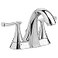 American Standard Chatfield 4Inch Centerset 2Handle Bathroom Faucet 12 gpm45 Lmin with Lever Handles
