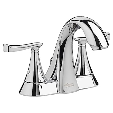 American Standard Chatfield 4Inch Centerset 2Handle Bathroom Faucet 12 gpm45 Lmin with Lever Handles