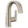 Moen Doux Brushed Nickel OneHandle High Arc Laminar Stream Bathroom Faucet Modern Bathroom Sink Faucet S6910BN