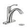 TimeArrow Brushed Nickel 1Handle Single Hole Bathroom Faucet 3Hole Deck Plate PopUp Drain and Water Supply Lines Included TAF206BN