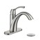 TimeArrow Brushed Nickel 1Handle Single Hole Bathroom Faucet 3Hole Deck Plate PopUp Drain and Water Supply Lines Included TAF206BN
