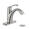 TimeArrow Brushed Nickel 1Handle Single Hole Bathroom Faucet 3Hole Deck Plate PopUp Drain and Water Supply Lines Included TAF206BN