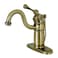 Kingston Brass KB1403BL Victorian Mono Block Bathroom Faucet Antique Brass