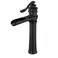 BWE Bathroom Sink Faucet Waterfall Vessel Sink Faucet Single Hole Oil Rubbed Bronze Country Farmhouse Handle Lavatory Tall RV Rustic Bath Basin Vanity Solid Brass