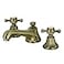 Kingston Brass KS4463BX 8 in Widespread Bathroom Faucet Antique Brass