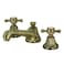 Kingston Brass KS4463BX 8 in Widespread Bathroom Faucet Antique Brass