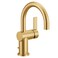 Moen Cia 6221BG Single Handle Bathroom Sink Faucet with Deckplate Included Brushed Gold