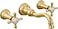 Moen Brushed Gold Weymouth 2Handle Wall Mount HighArc Bathroom Faucet Valve Sold Separately TS42112BG