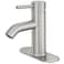 VOTON Bathroom Faucet Brushed Nickel OneHandle Modern one Hole Bathroom Sink Faucet Lavatory Faucet with Deck