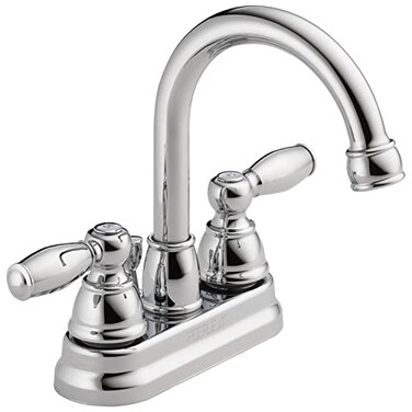 Peerless Claymore Centerset Bathroom Faucet Chrome Bathroom Sink Faucet PopUp Drain Assembly Chrome P299685LF